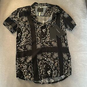 Denim & flowers boys collared shirt sz 9/10